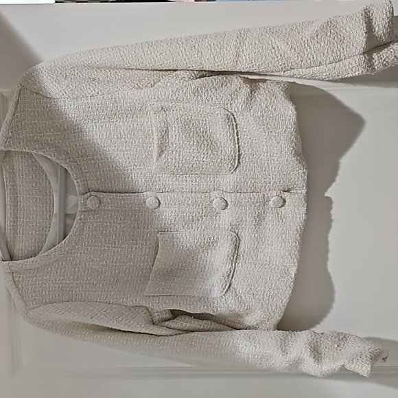 Shein dazy button front crop jacket pockets new - Picture 4 of 6